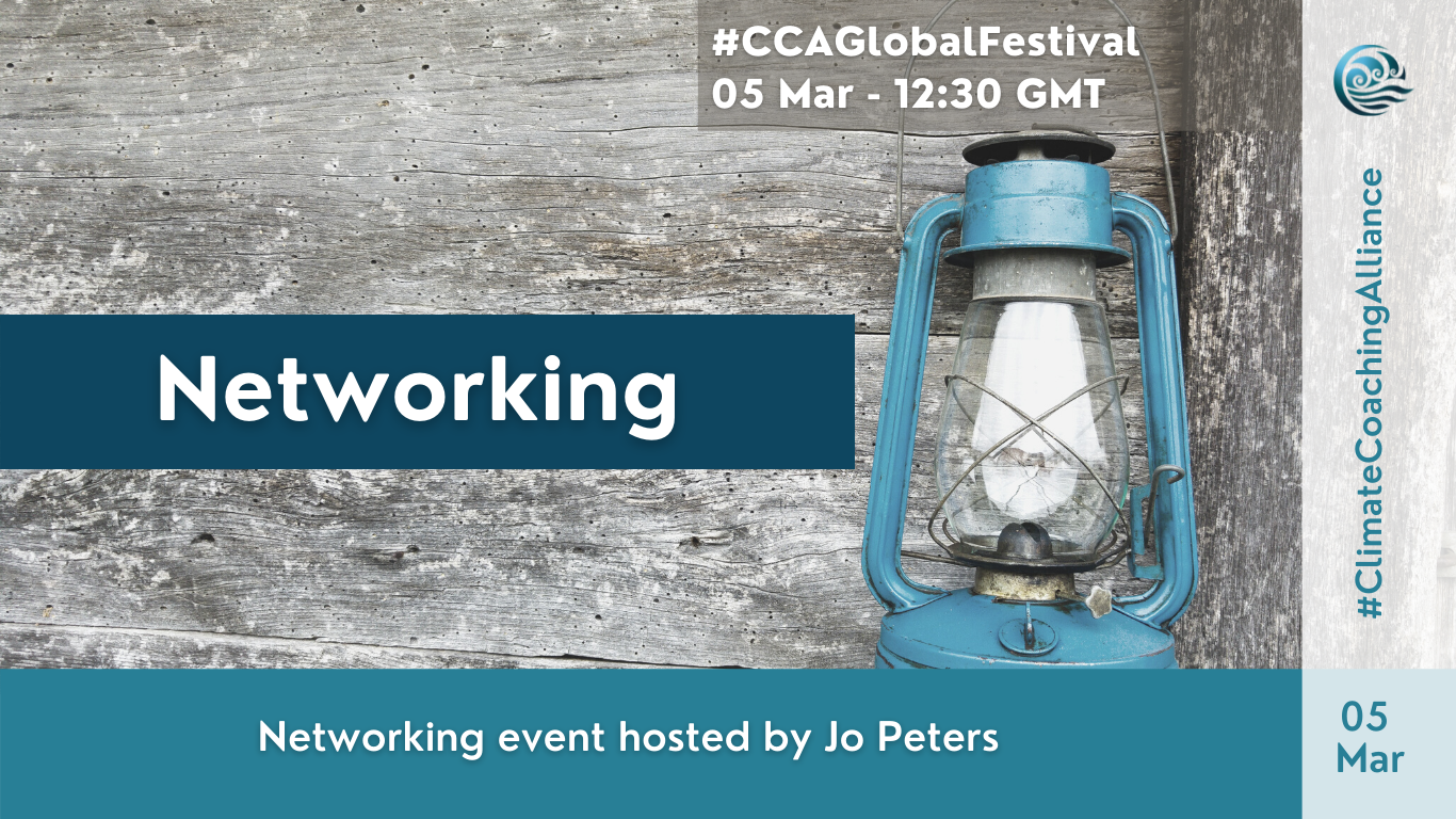 Climate Coaches NETWORKING – opportunities await you