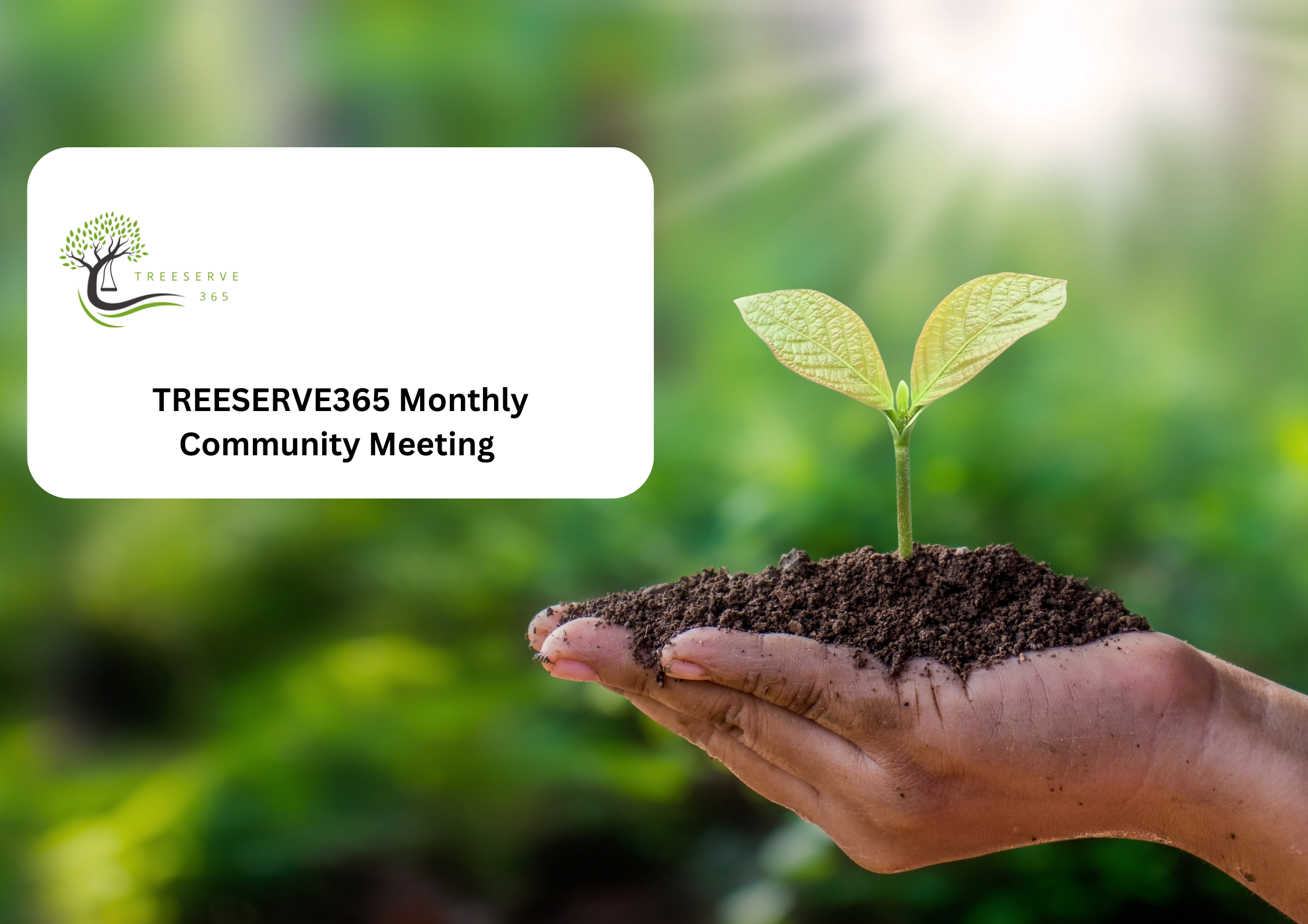 Treeserve365 – Community monthly meeting