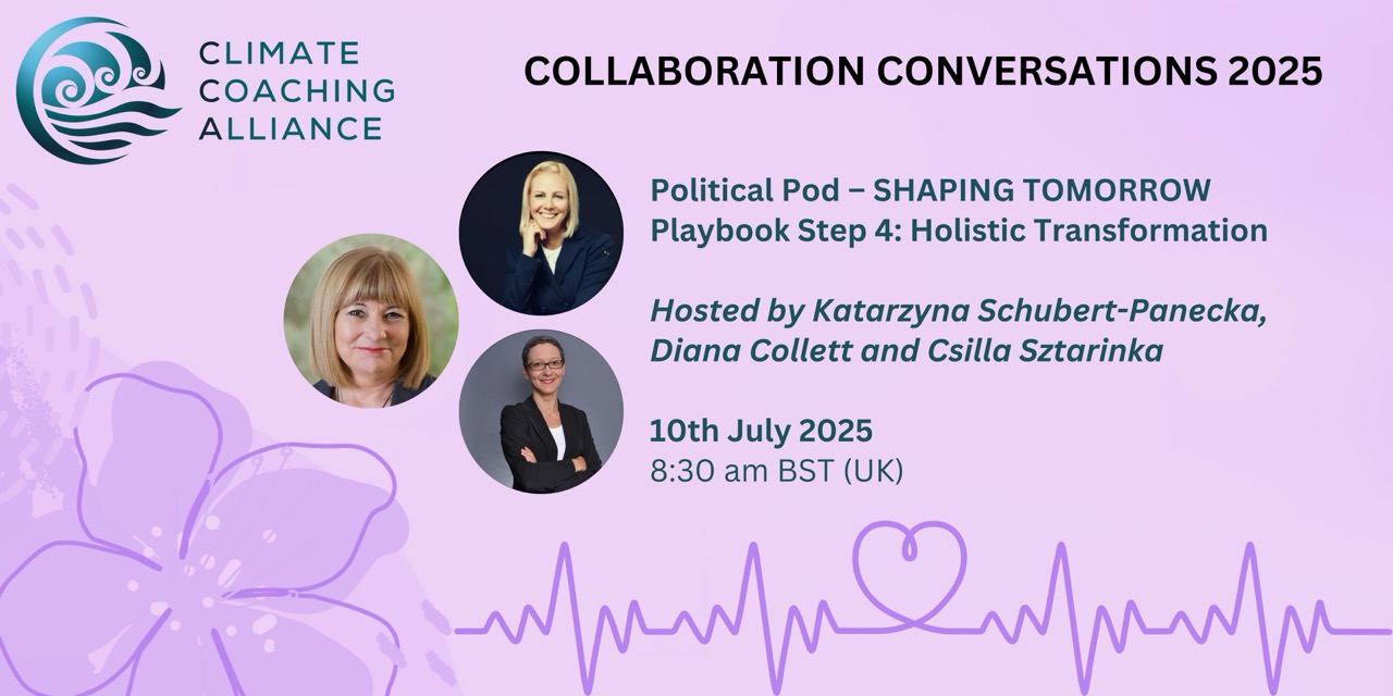 Political Pod – SHAPING TOMORROW Playbook Step 4: Holistic Transformation
