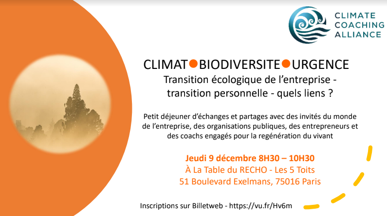 Transition écologique de l’entreprise – transition personnelle : quels liens ?