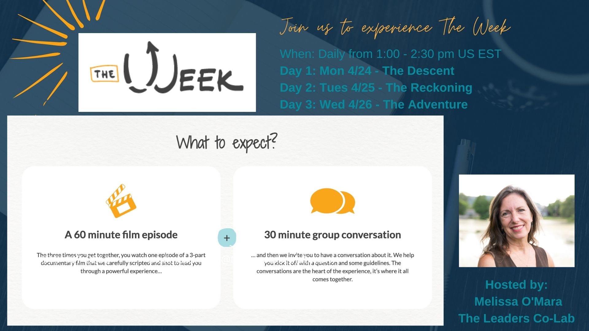 The Week: A Shared Journey & Discussion on the Climate Challenge (3 days, 90 minutes each)