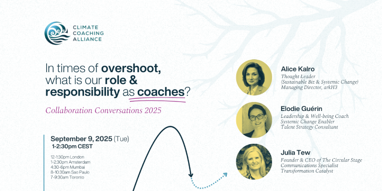 In times of overshoot, what is our role & responsibility as coaches?