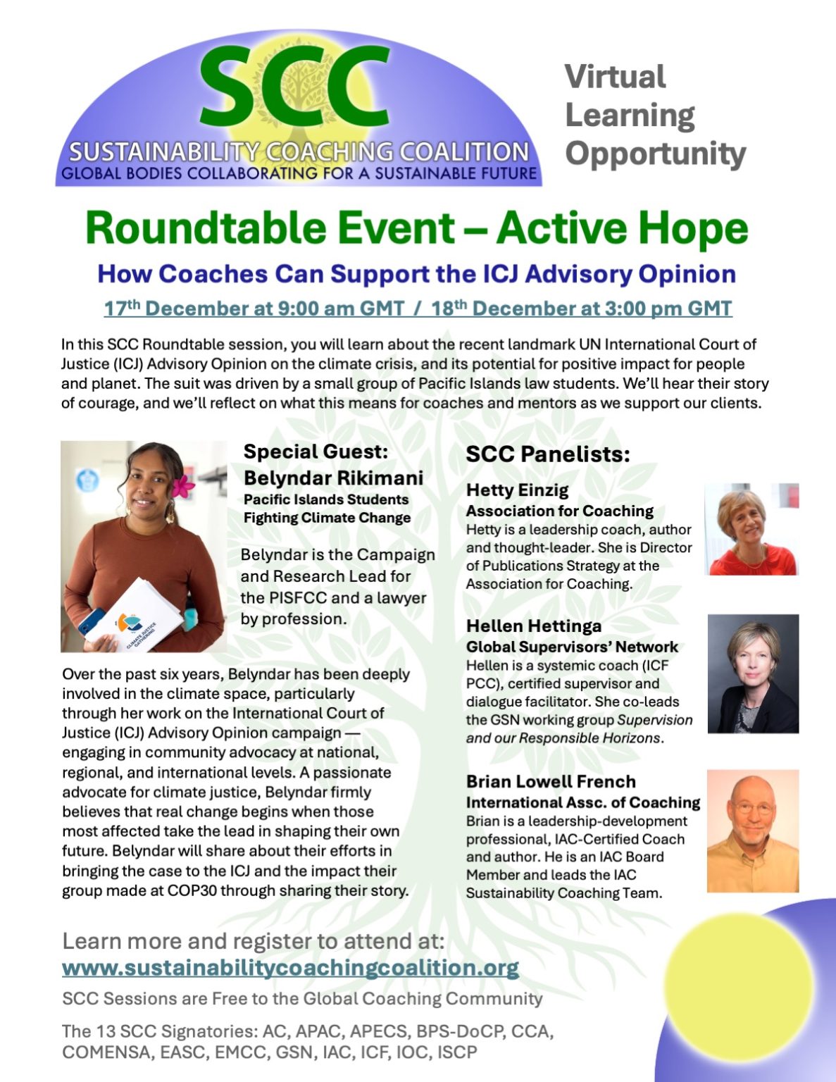 Active Hope: How Coaches can Support the ICJ Advisory Opinion on Climate Change (#1)